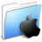 Aqua Stripped Folder Apple Icon